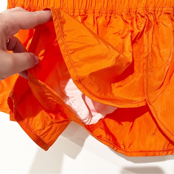 Free People Shorts Free People Movement Shorts The Way Home Orange size Medium - Picture 4 of 8